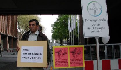 Kampagne gegen Pestizide in Peru