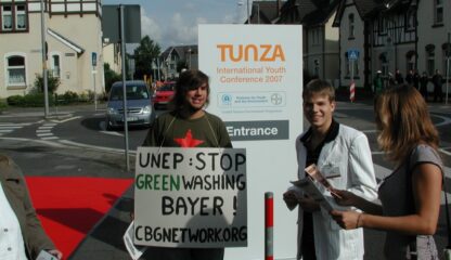 Stop der Kooperation UN – BAYER