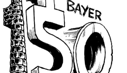 [Karikatur Latuff] 150 Jahre BAYER