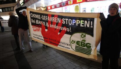 CBG-Mahnwache zu „40 Jahre Bhopal“
